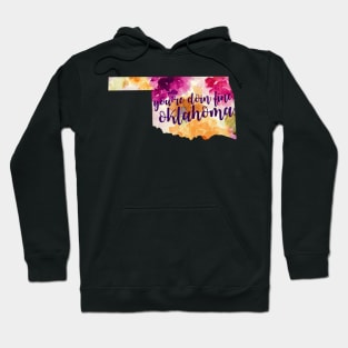 Floral Youre Doing Fine Oklahoma Hoodie